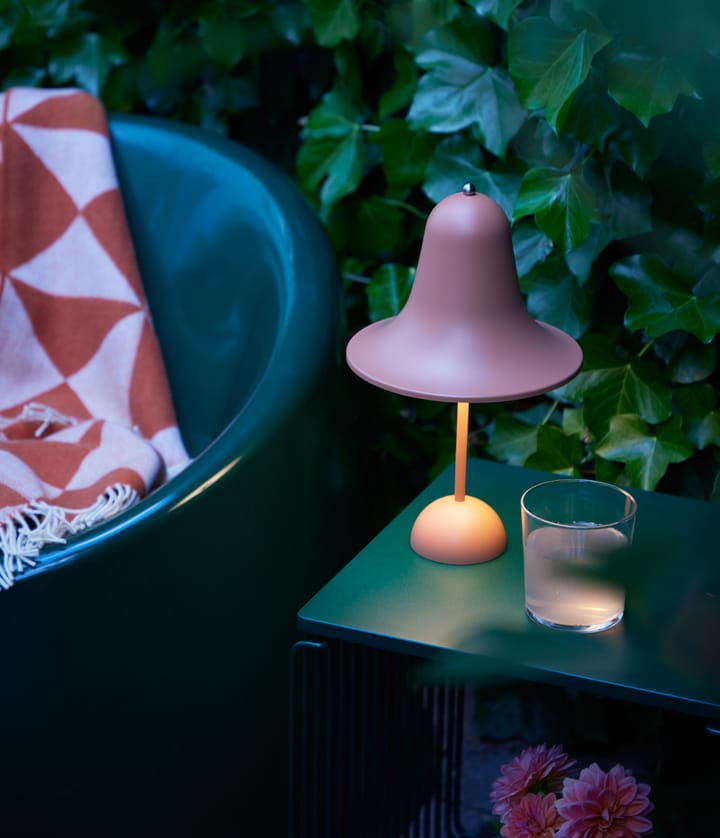Lámpara de mesa portátil Pantop 30 cm, Terracotta mate Verpan