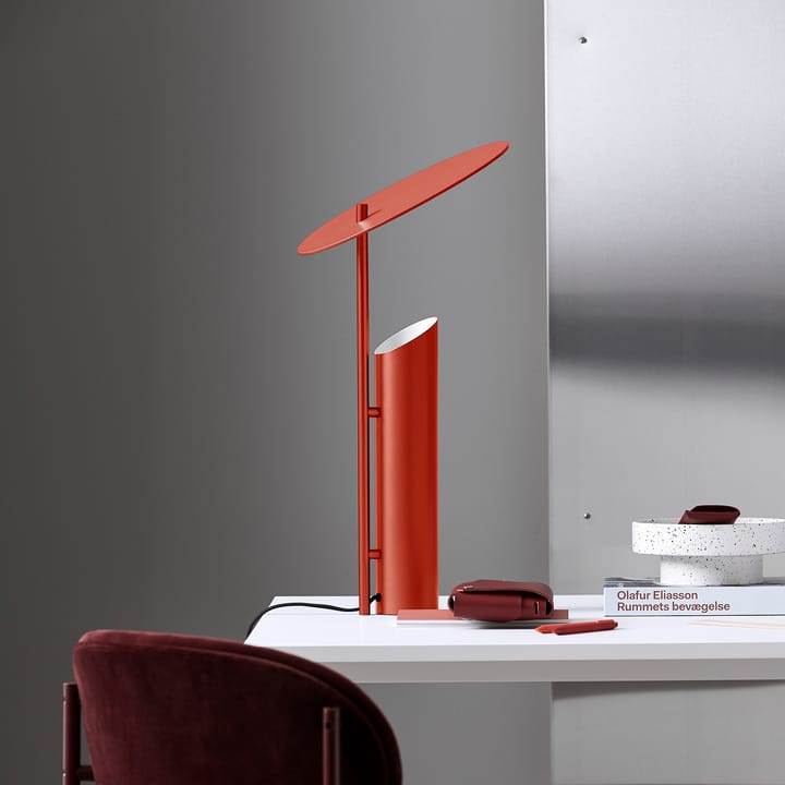 Lámpara de mesa Reflect - rojo - Verpan