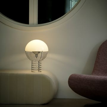 Lámpara de mesa Wire Ø30 cm - Chrome-white - Verpan