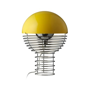 Lámpara de mesa Wire Ø30 cm - Chrome-yellow - Verpan
