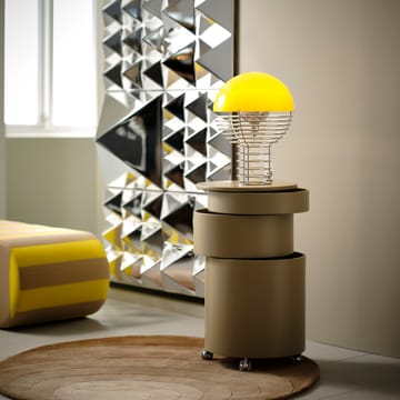 Lámpara de mesa Wire Ø30 cm - Chrome-yellow - Verpan