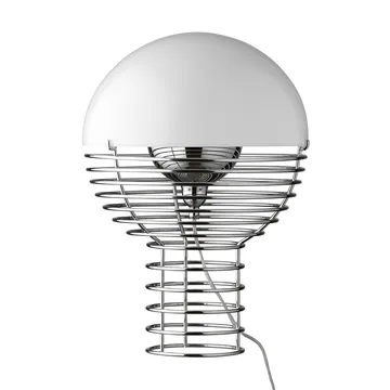 Lámpara de mesa Wire Ø40 cm - blanco - Verpan