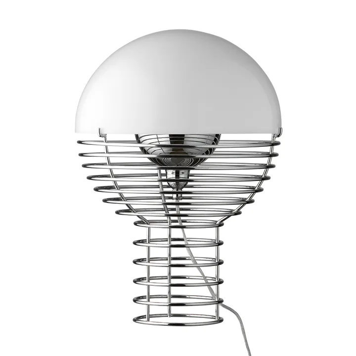 Lámpara de mesa Wire Ø40 cm - blanco - Verpan