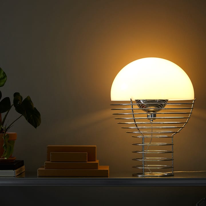 Lámpara de mesa Wire Ø40 cm - blanco - Verpan