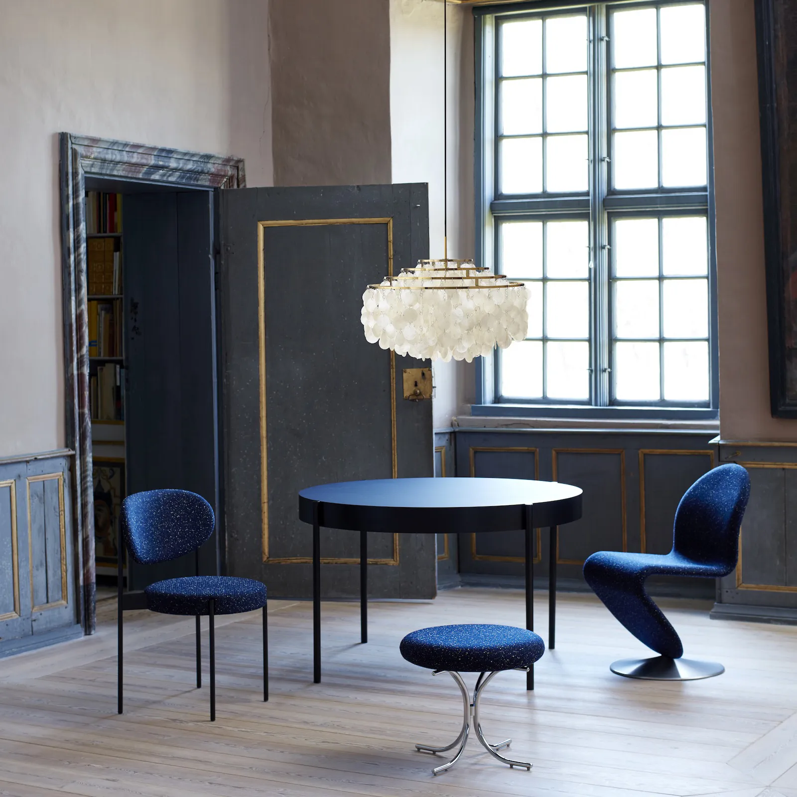 Lámpara de techo FUN 10DM, latón Verpan