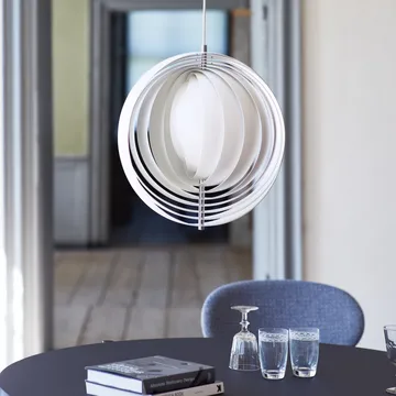 Lámpara de techo Moon - blanco, Ø44,5 cm - Verpan