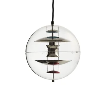 Lámpara de techo VP Globe Ø28cm - Chrome-red-blue - Verpan