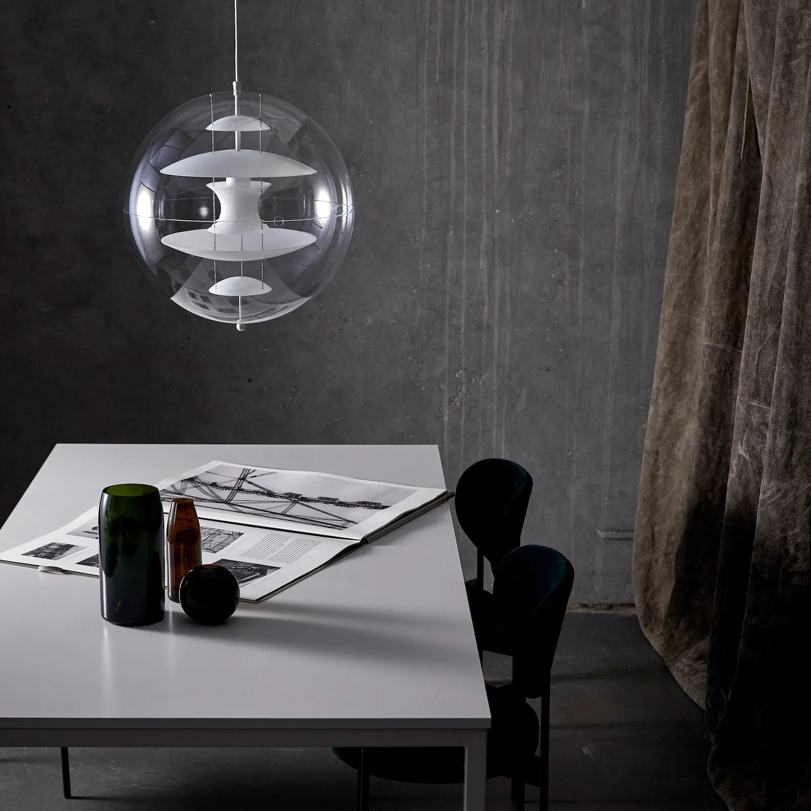 Lámpara de techo VP Globe Glass, Ø40 cm Verpan