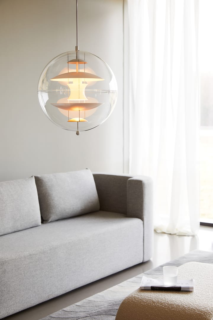 Lámpara de techo VP Globe Warm Peach, Ø40 cm Verpan