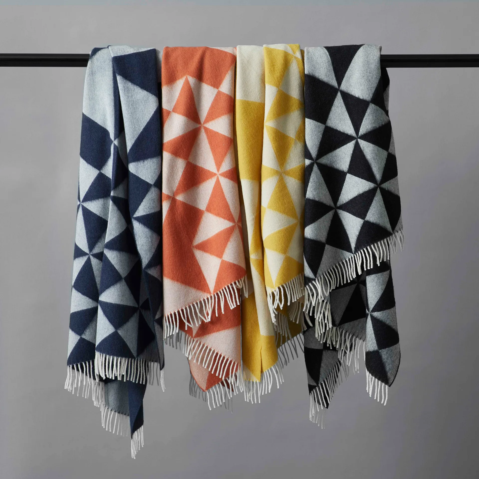 Manta Mirror 130x190 cm, amarillo Verpan