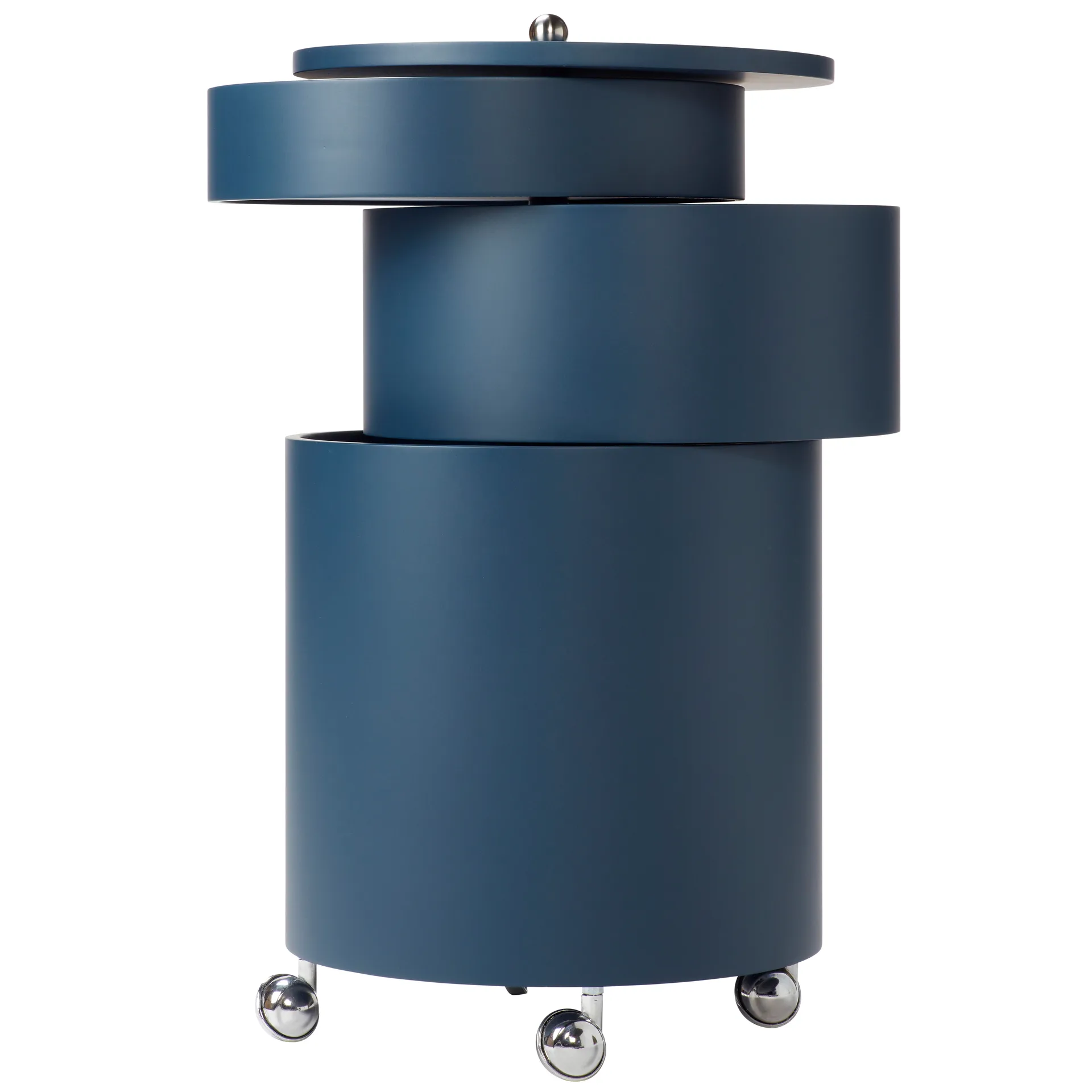 Mesa con ruedas Barboy, Azul Verpan
