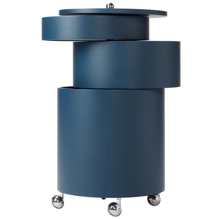 Mesa con ruedas Barboy - Azul - Verpan