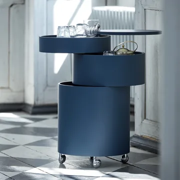 Mesa con ruedas Barboy - Azul - Verpan