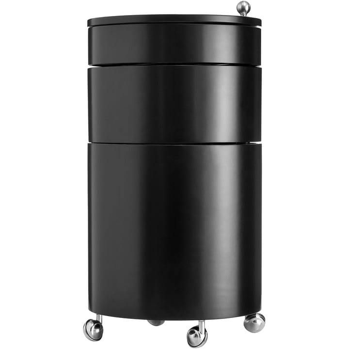 Mesa con ruedas Barboy, negro Verpan
