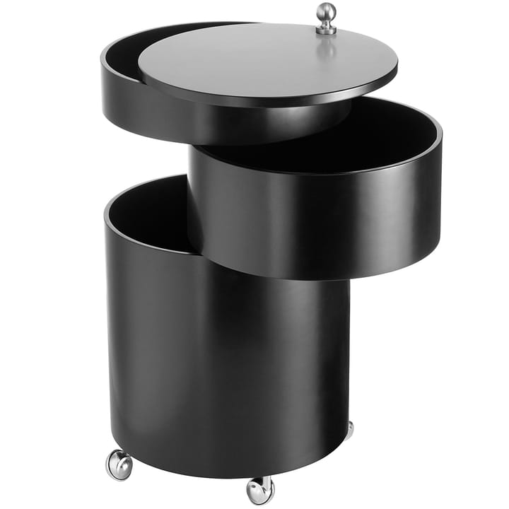 Mesa con ruedas Barboy, negro Verpan