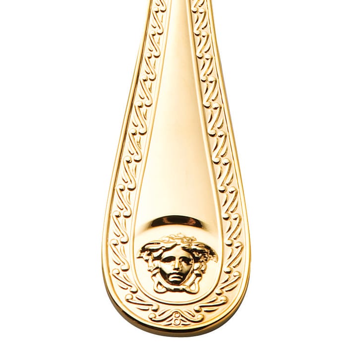 Cuchara de comida Versace Medusa chapado en oro - 20,5 cm - Versace