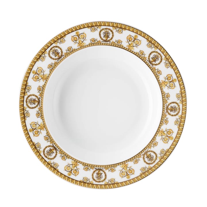 Plato hondo Versace I love Baroque - Bianco - Versace