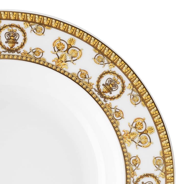 Plato hondo Versace I love Baroque, Bianco Versace