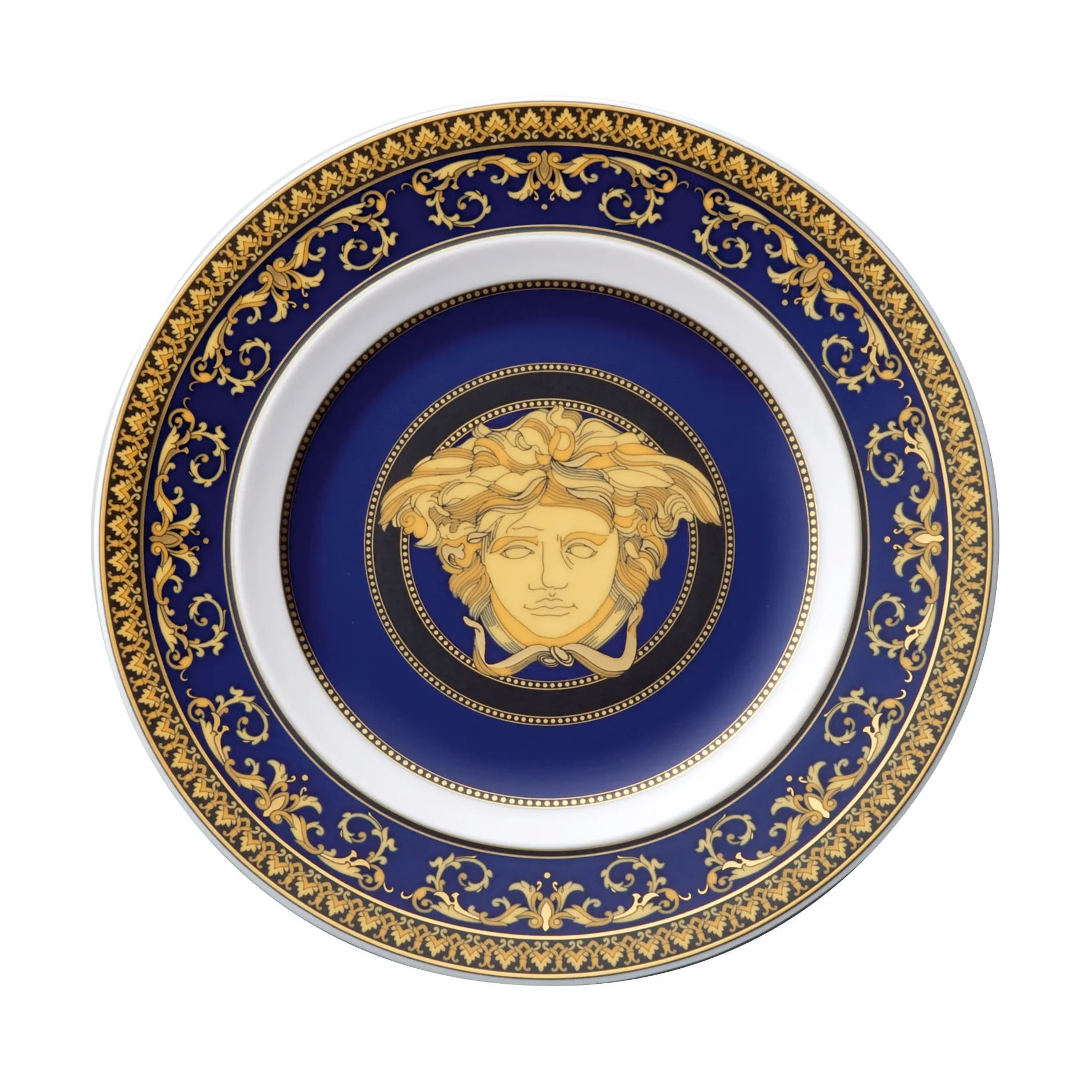 Plato pequeño Versace Medusa Blue, 18 cm Versace