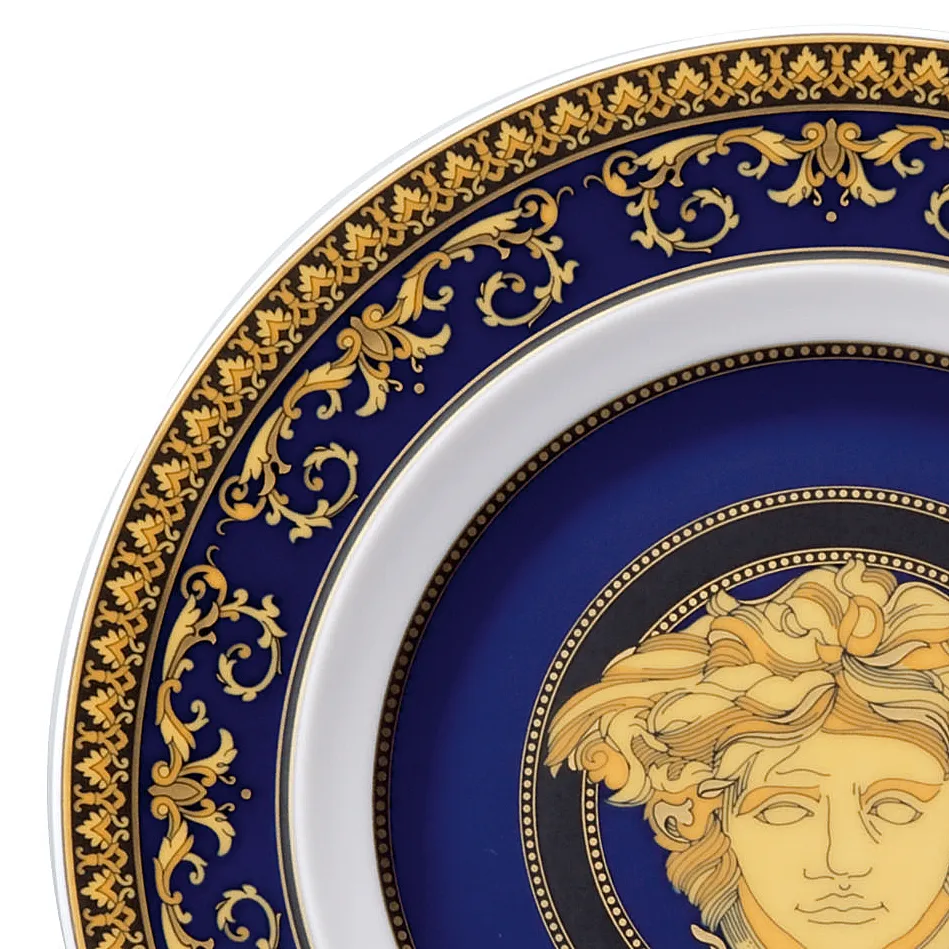 Plato pequeño Versace Medusa Blue, 18 cm Versace