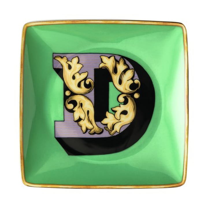 Plato Versace Holiday Alphabet 12 cm - D - Versace