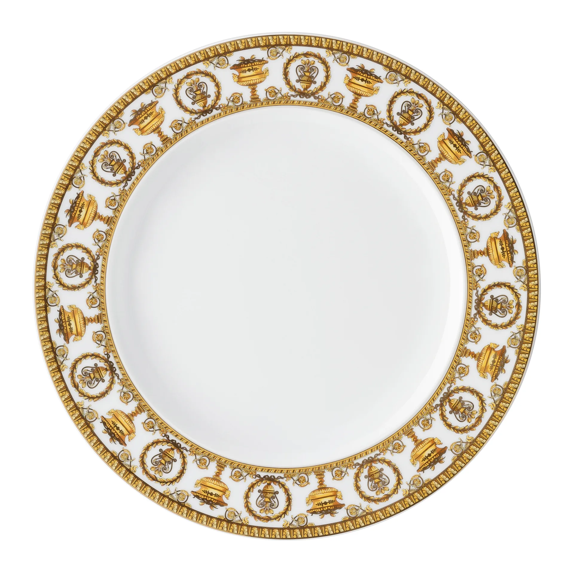 Plato Versace I love Baroque, Bianco Versace