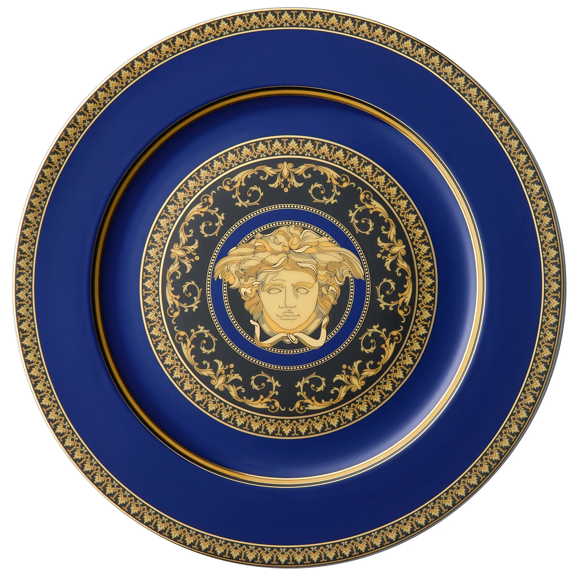 Plato Versace Medusa Blue, 33 cm Versace