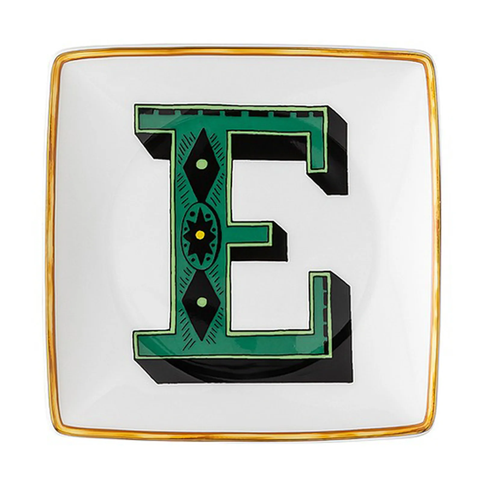 Set de 7 platos Versace Holiday Alphabet 12 cm, Versace Versace