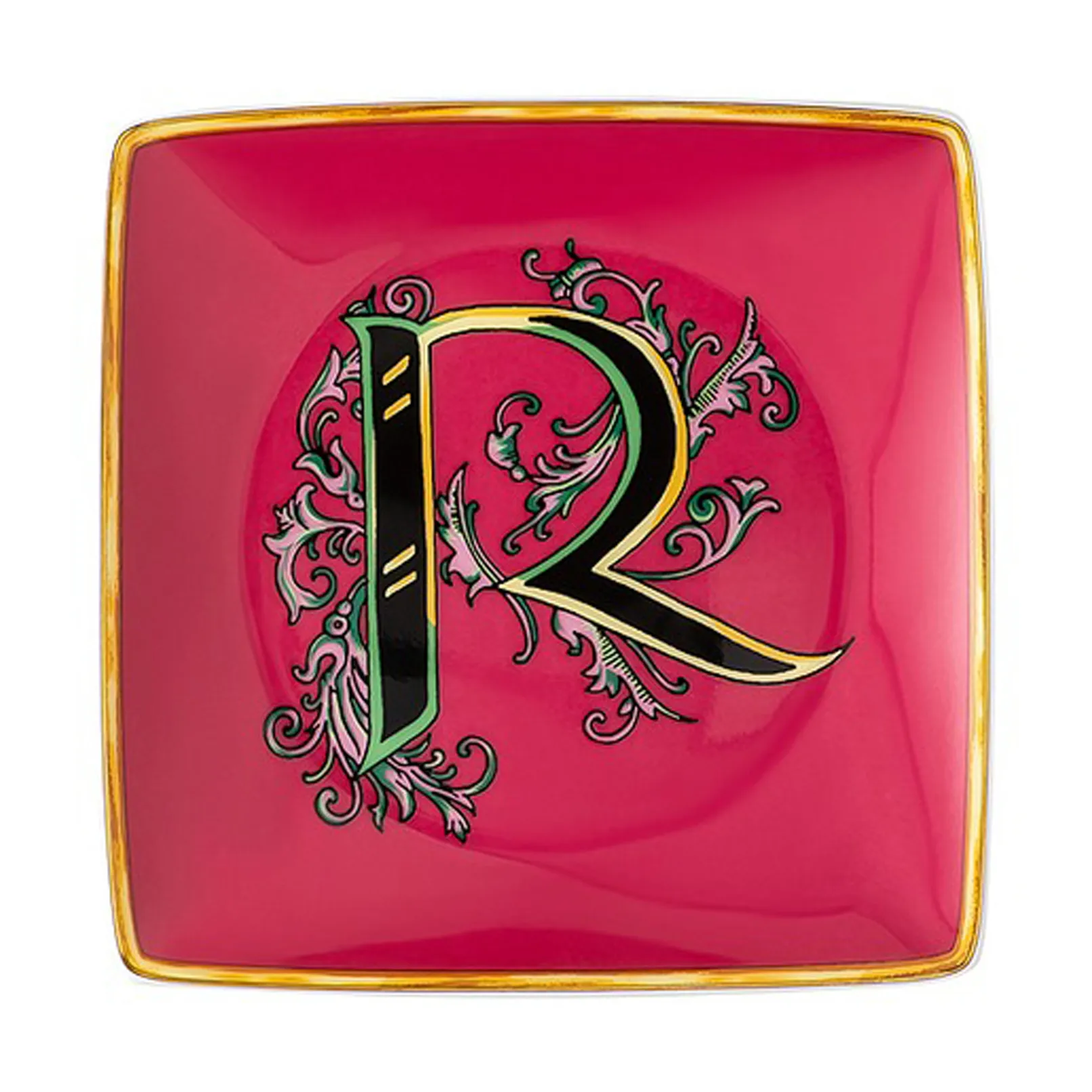 Set de 7 platos Versace Holiday Alphabet 12 cm, Versace Versace