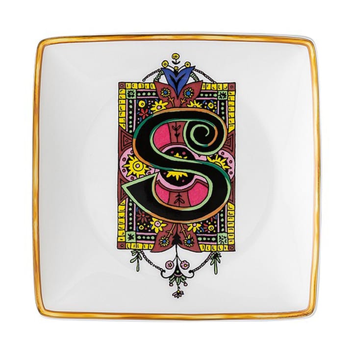 Set de 7 platos Versace Holiday Alphabet 12 cm, Versace Versace