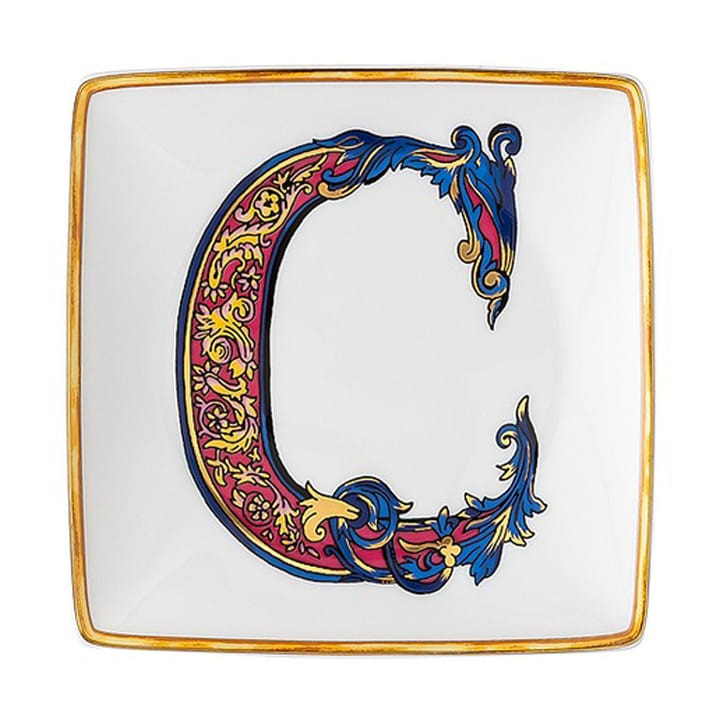 Set de 7 platos Versace Holiday Alphabet 12 cm, Versace Versace