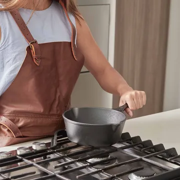 Cazuela de hierro fundido Ø22 cm - Negro mate - Victoria