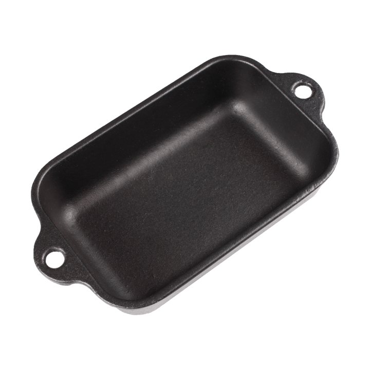 Molde para horno Victoria esmaltado de hierro fundido 12x18 cm, Negro Victoria