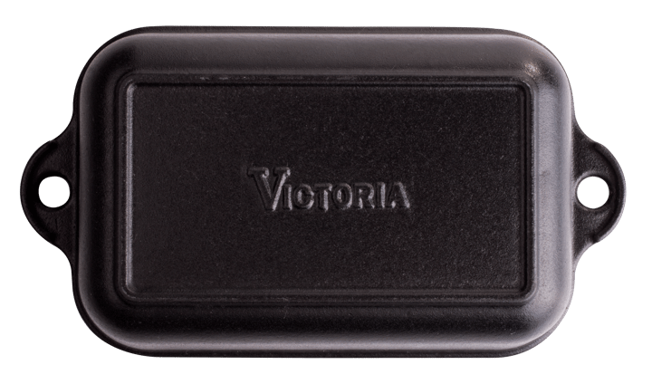 Molde para horno Victoria esmaltado de hierro fundido 12x18 cm, Negro Victoria