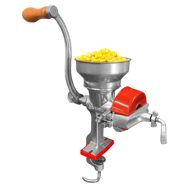 Molino manual de hierro fundido, Acero-rojo Victoria