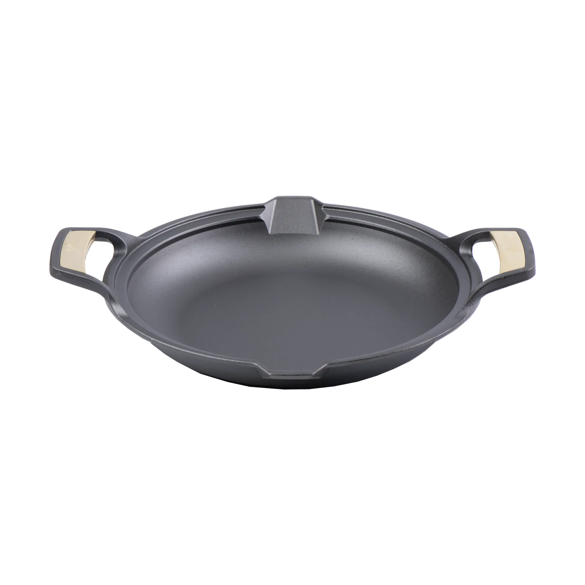 Paellera Signature hierro fundido pulido 33 cm, Negro Victoria