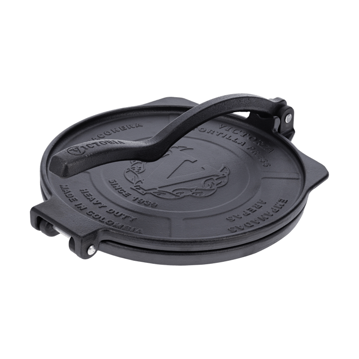 Prensa para tortillas Heavy duty Ø25 cm, Negro Victoria