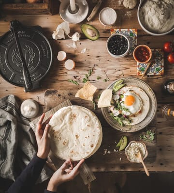 Prensa para tortillas Heavy duty Ø25 cm - Negro - Victoria