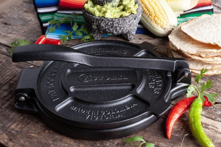 Prensa para tortillas Victoria 16,5 cm hierro fundido negro, Negro Victoria