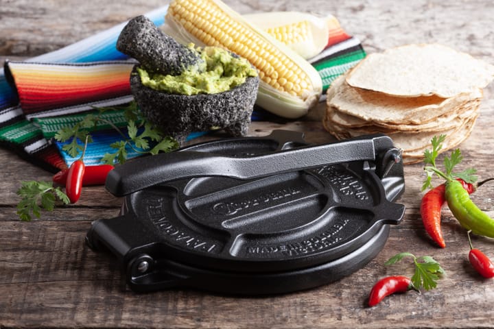 Prensa para tortillas Victoria 16,5 cm hierro fundido negro, Negro Victoria