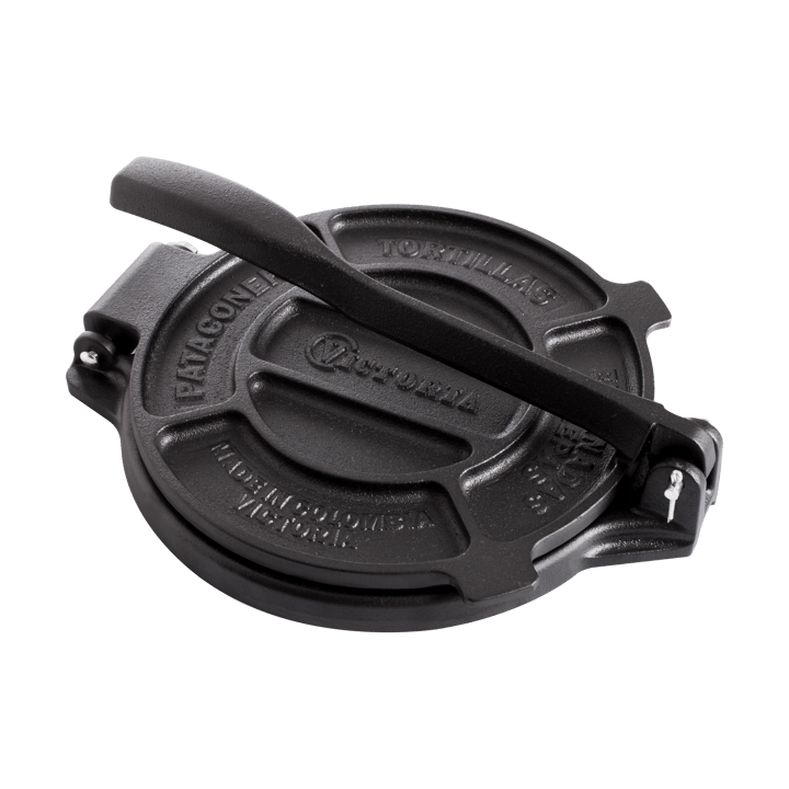 Prensa para tortillas Victoria hierro fundido 20 cm, Negro Victoria