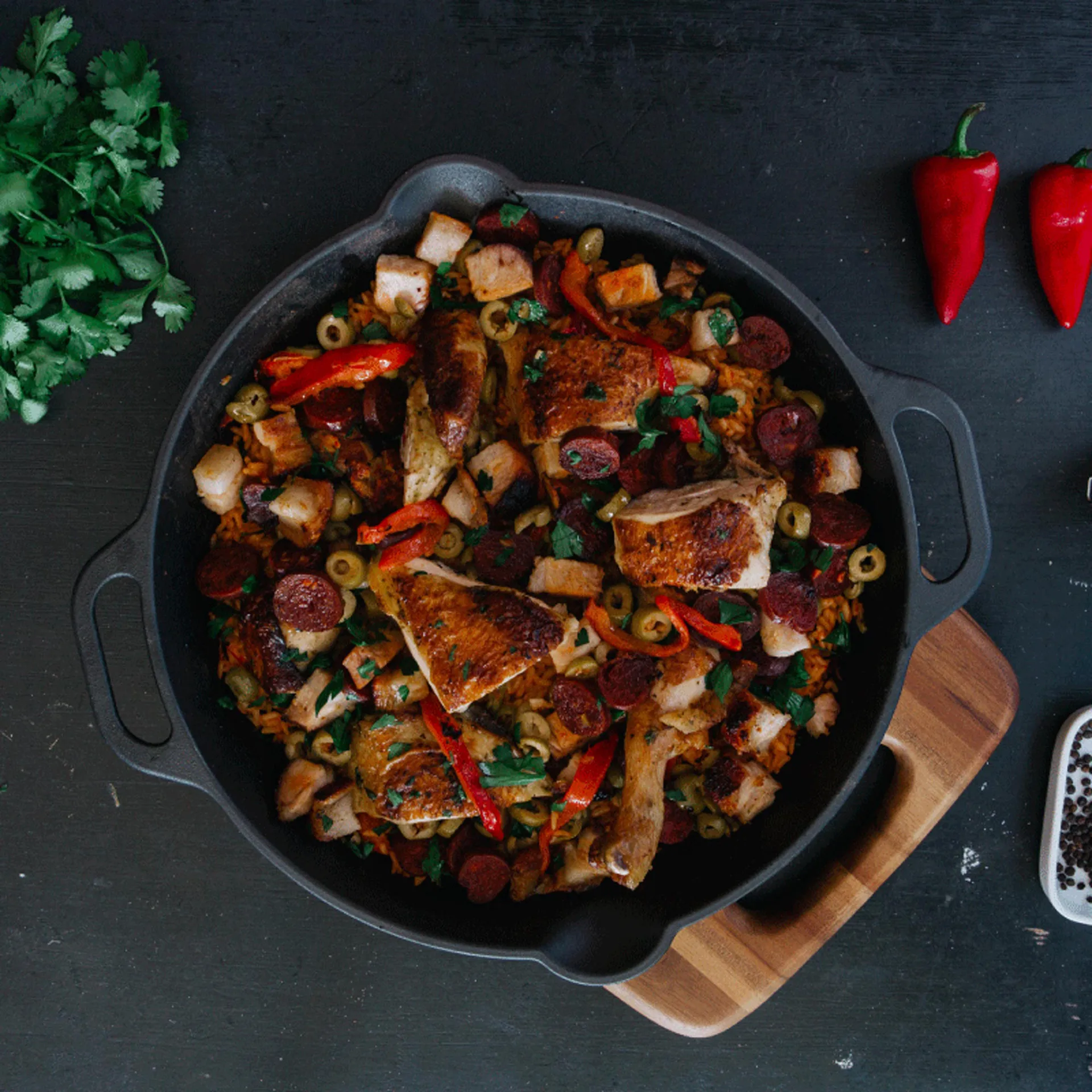 Sartén de hierro fundido Victoria, Ø33 cm Victoria