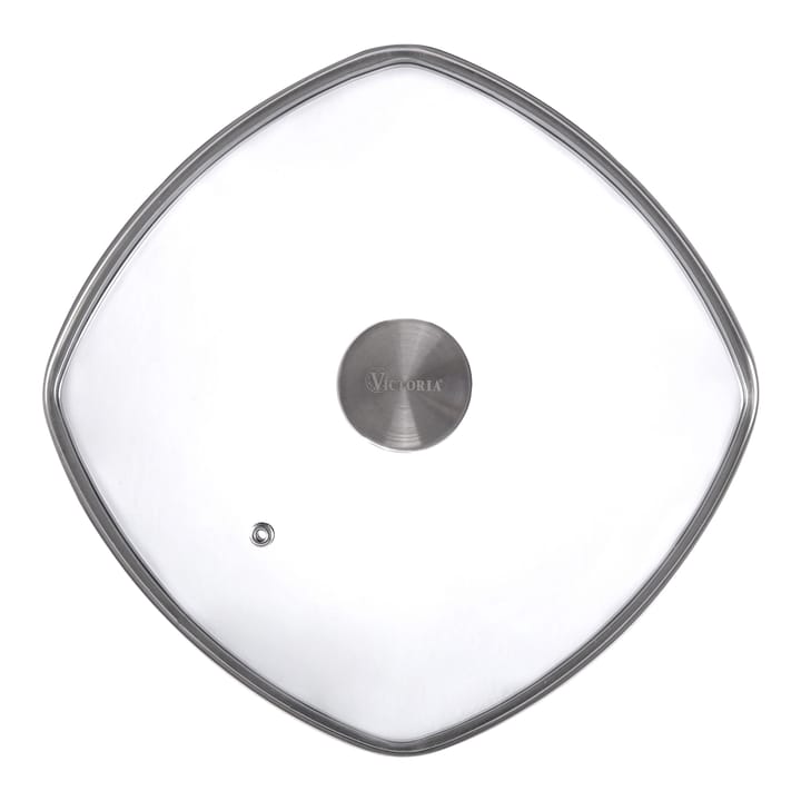 Tapa de vidrio con pomo Victoria - 25x25 cm - Victoria