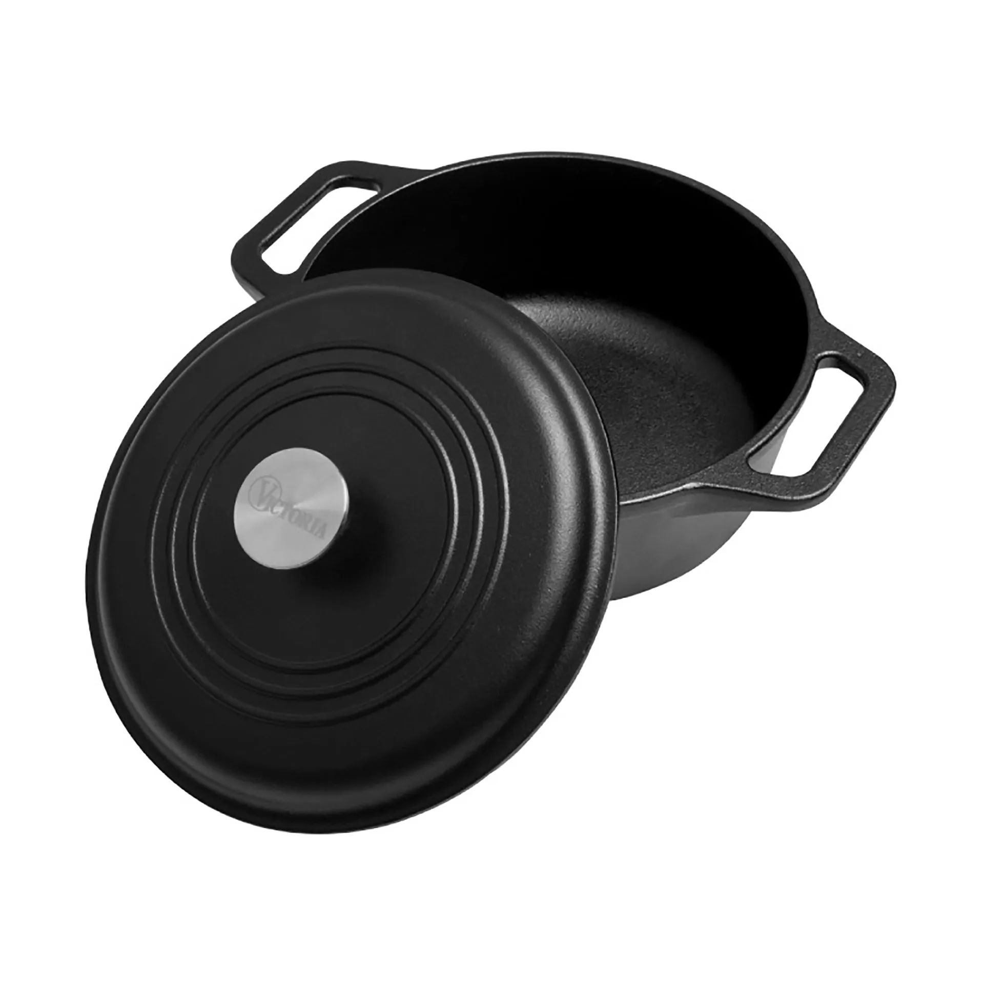 Victoria olla de hierro fundido esmaltado, 3,8 l Victoria
