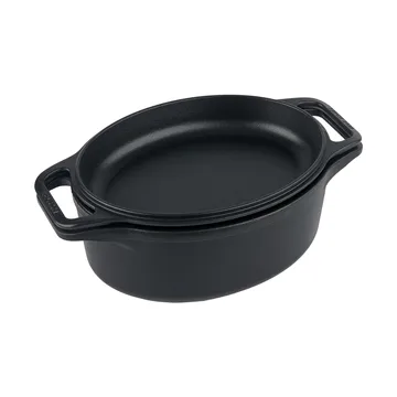 Victoria olla y sartén para pan de hierro fundido esmaltado - 2 piezas - Victoria