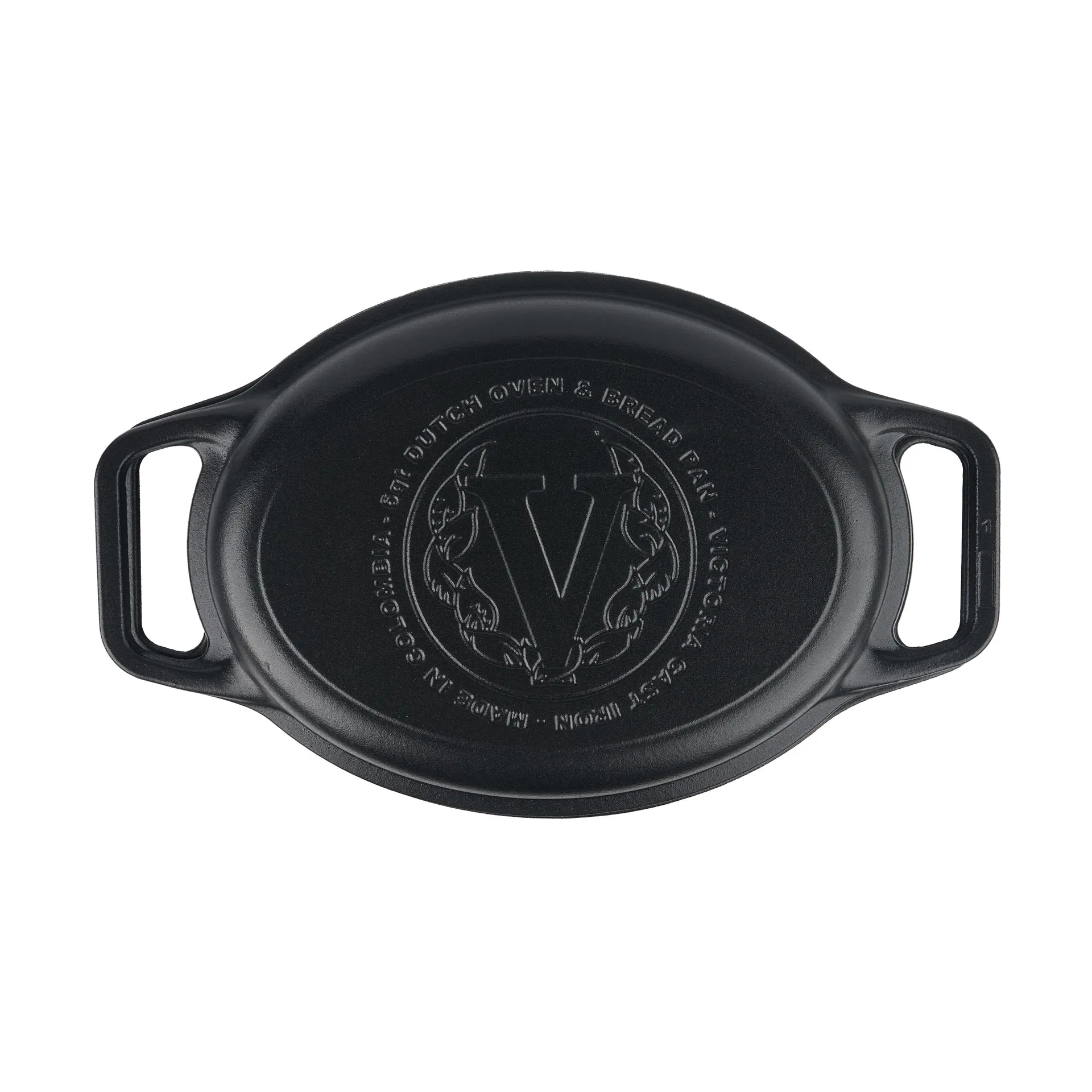 Victoria olla y sartén para pan de hierro fundido esmaltado, 2 piezas Victoria