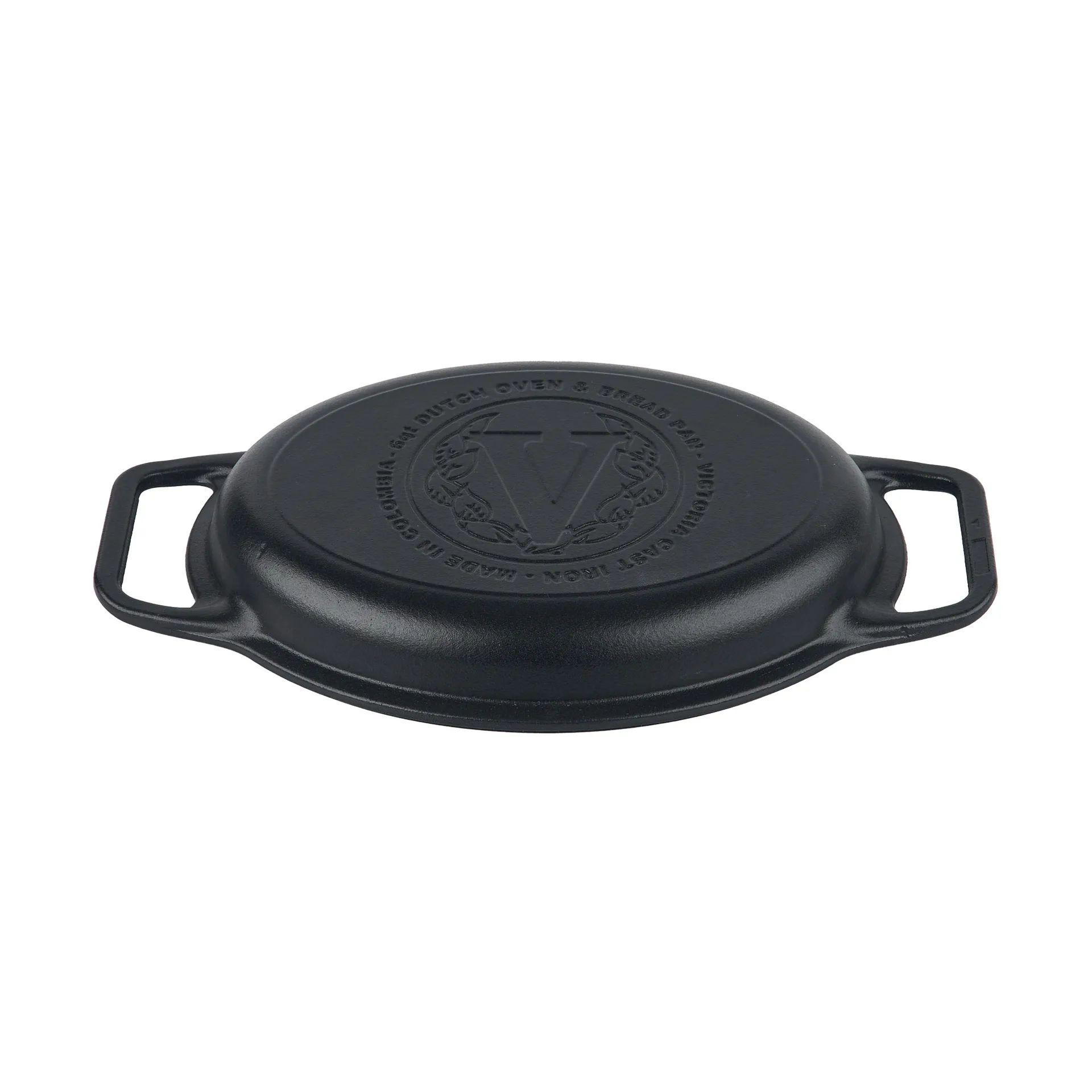 Victoria olla y sartén para pan de hierro fundido esmaltado, 2 piezas Victoria