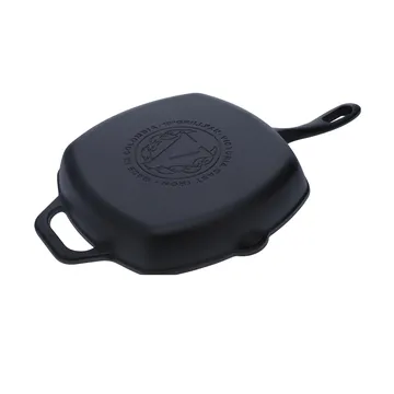 Victoria sartén grill cuadrada de hierro fundido esmaltado - 44,1x28,4 cm - Victoria
