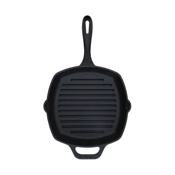 Victoria sartén grill cuadrada de hierro fundido esmaltado - 44,1x28,4 cm - Victoria