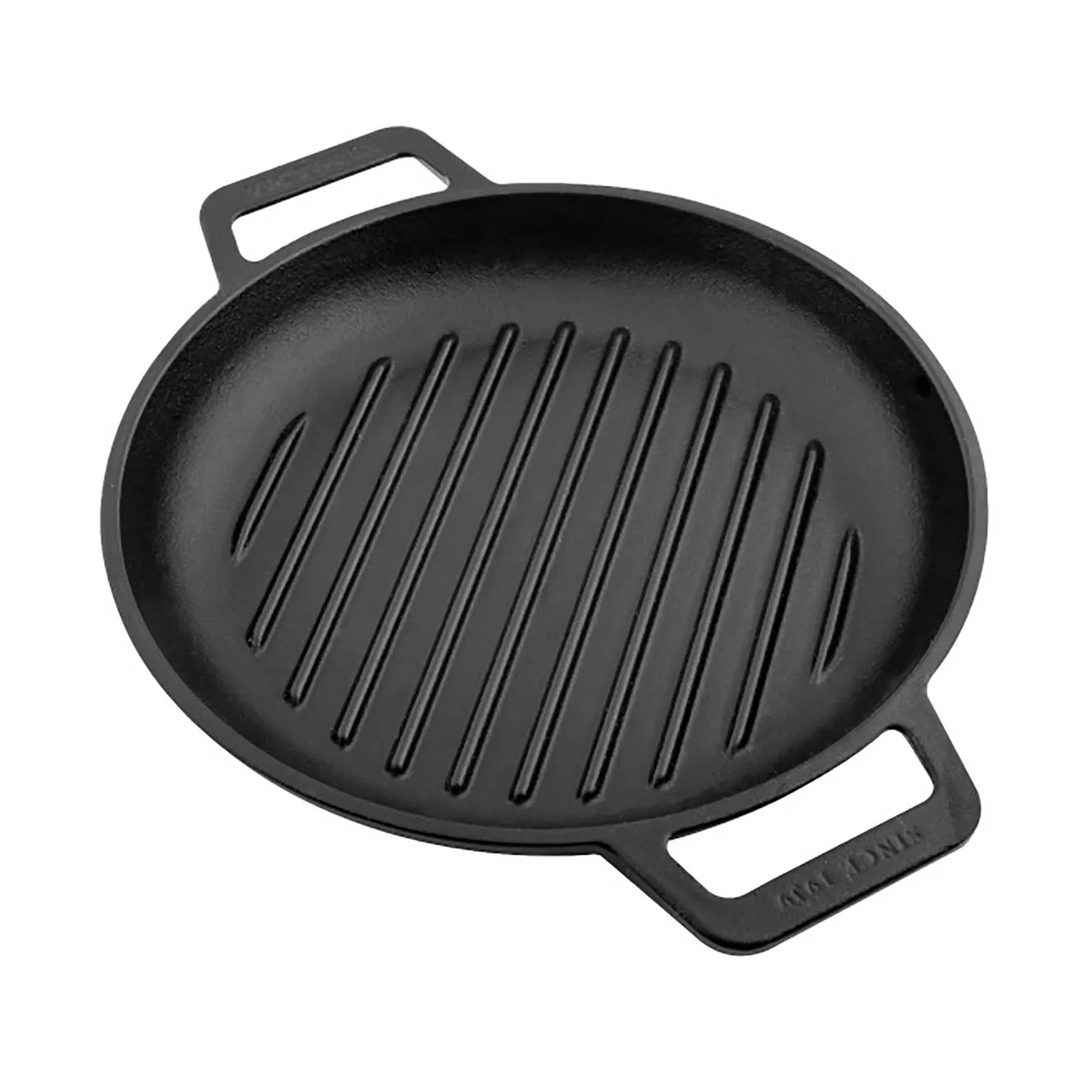 Victoria sartén grill de hierro fundido con dos asas esmaltada, Ø25 cm Victoria
